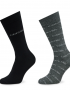 Calvin Klein 701224108-001  Ανδρικές Κάλτσες Σετ 4 τεμ. σε Συσκευασία Δώρου, ΜΑΥΡΟ